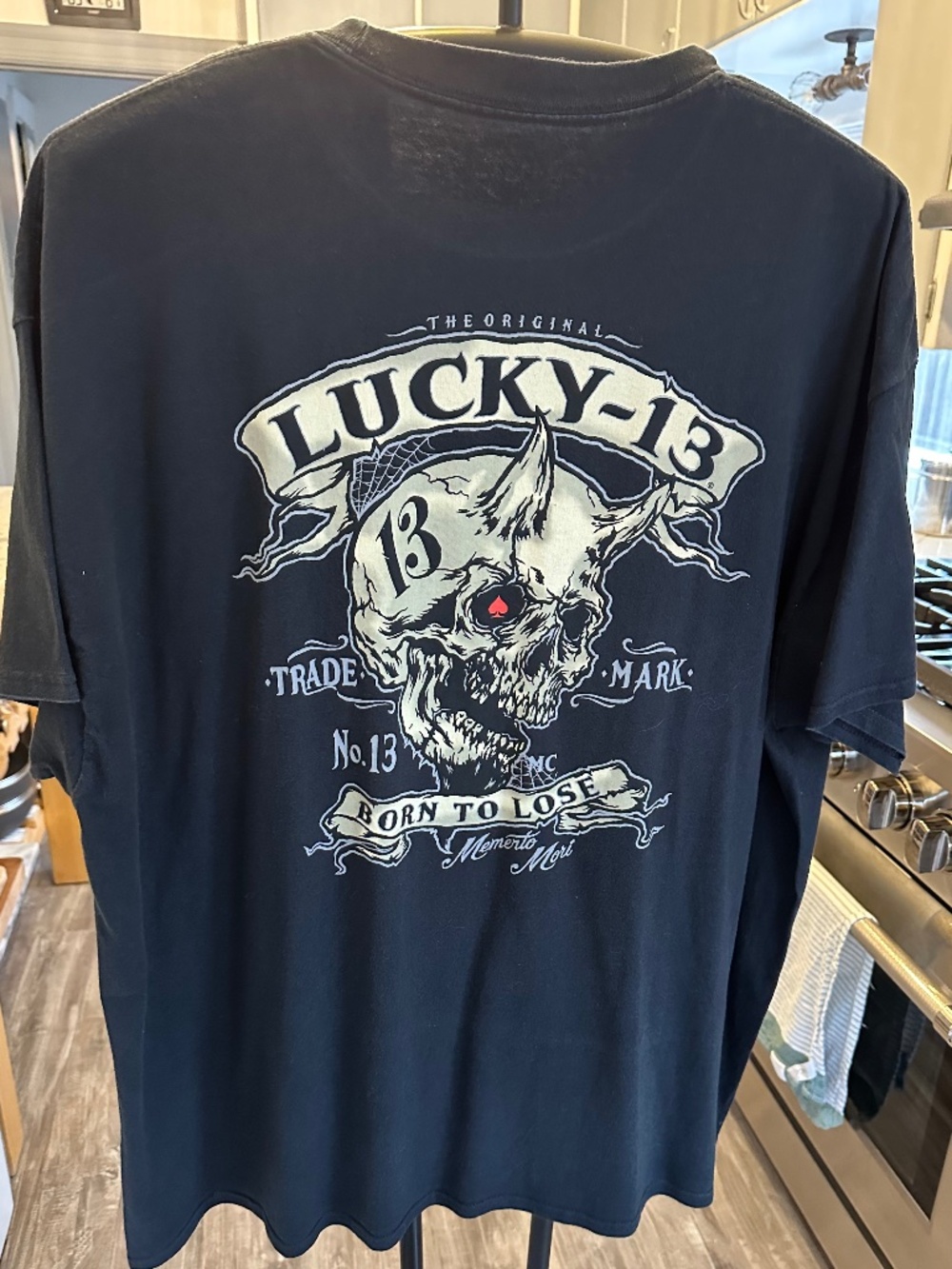 Lucky 13 Mens Black 3XL T-Shirt
